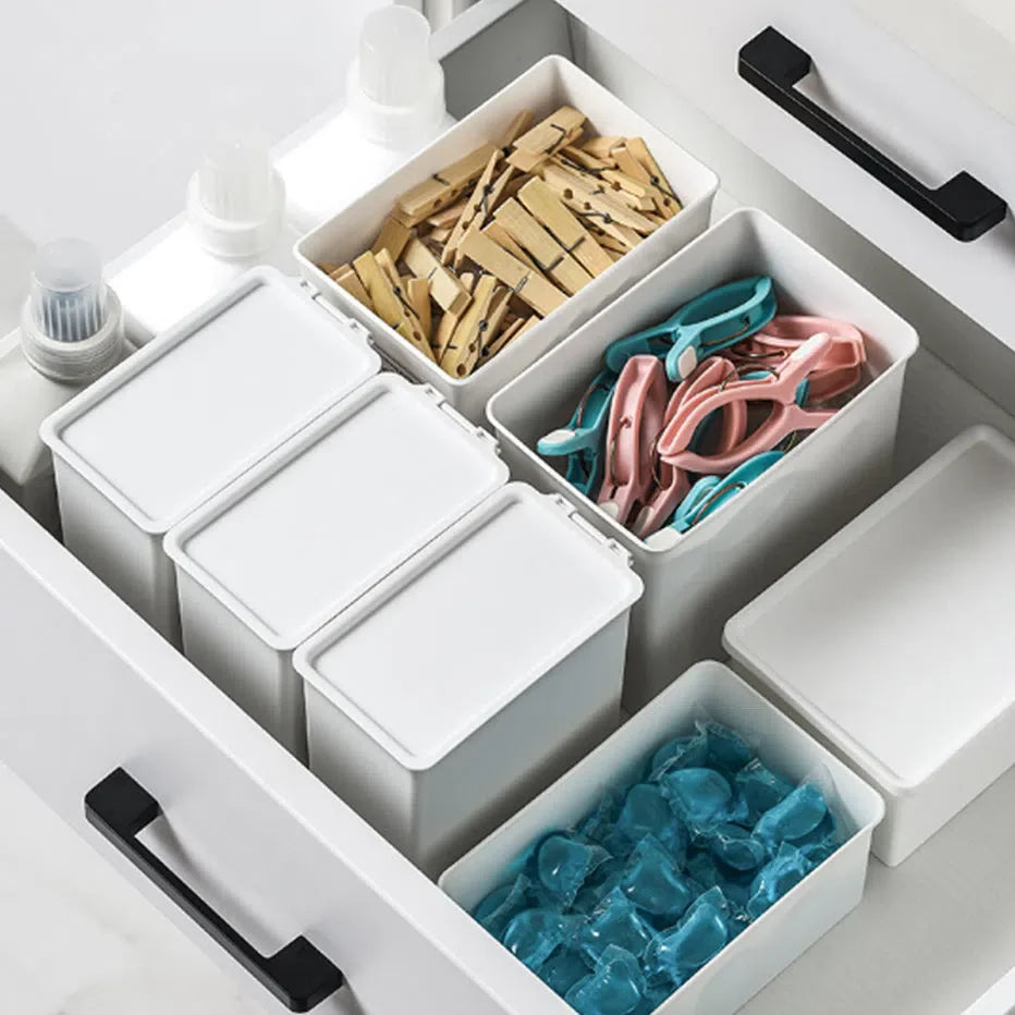 Pote de Armazenamento para Roupas e Produtos de Lavanderia