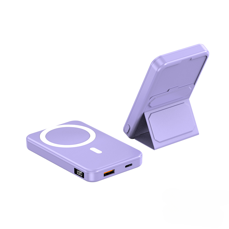 Power Bank MagSafe 10000mAh com Suporte Dobrável e Portabilidade
