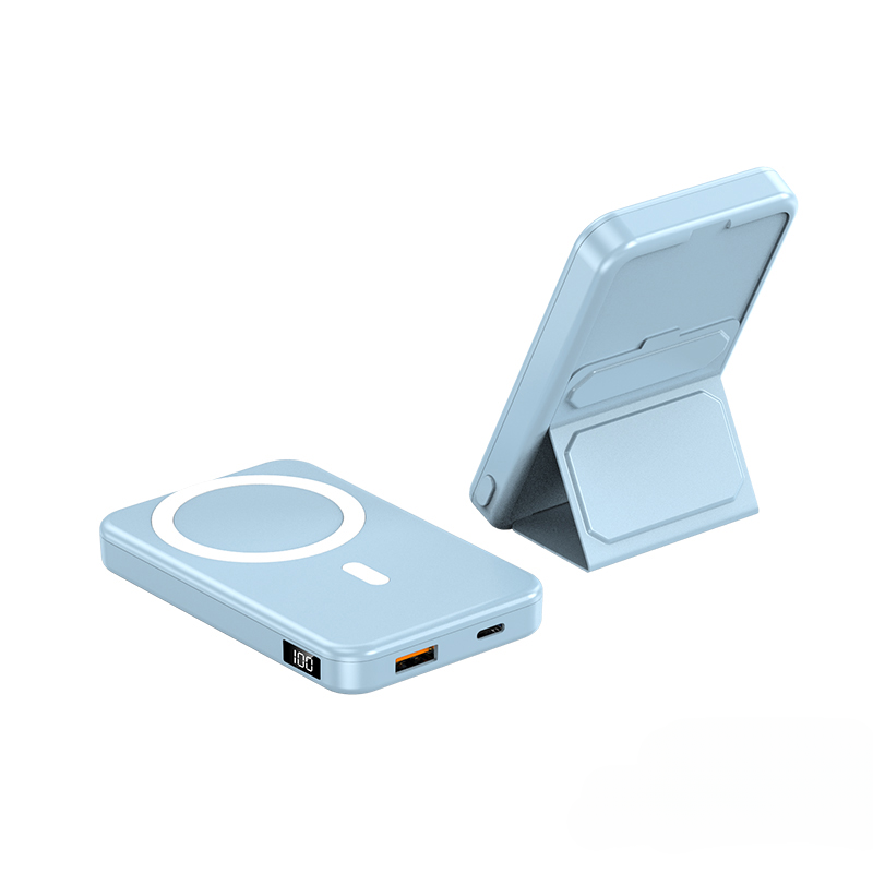 Power Bank MagSafe 10000mAh com Suporte Dobrável e Portabilidade