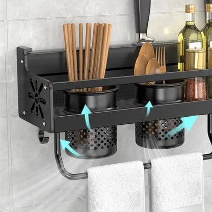 Prateleira de Armazenamento para Utensílios de Cozinha - Prateleira Organizada e Funcional