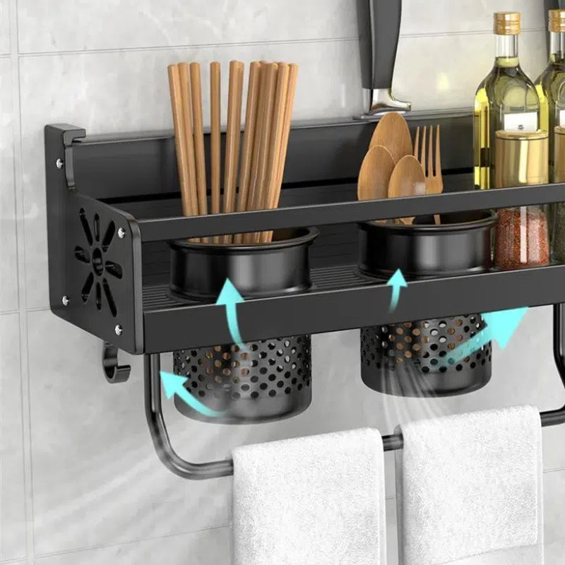 Prateleira de Armazenamento para Utensílios de Cozinha - Prateleira Organizada e Funcional