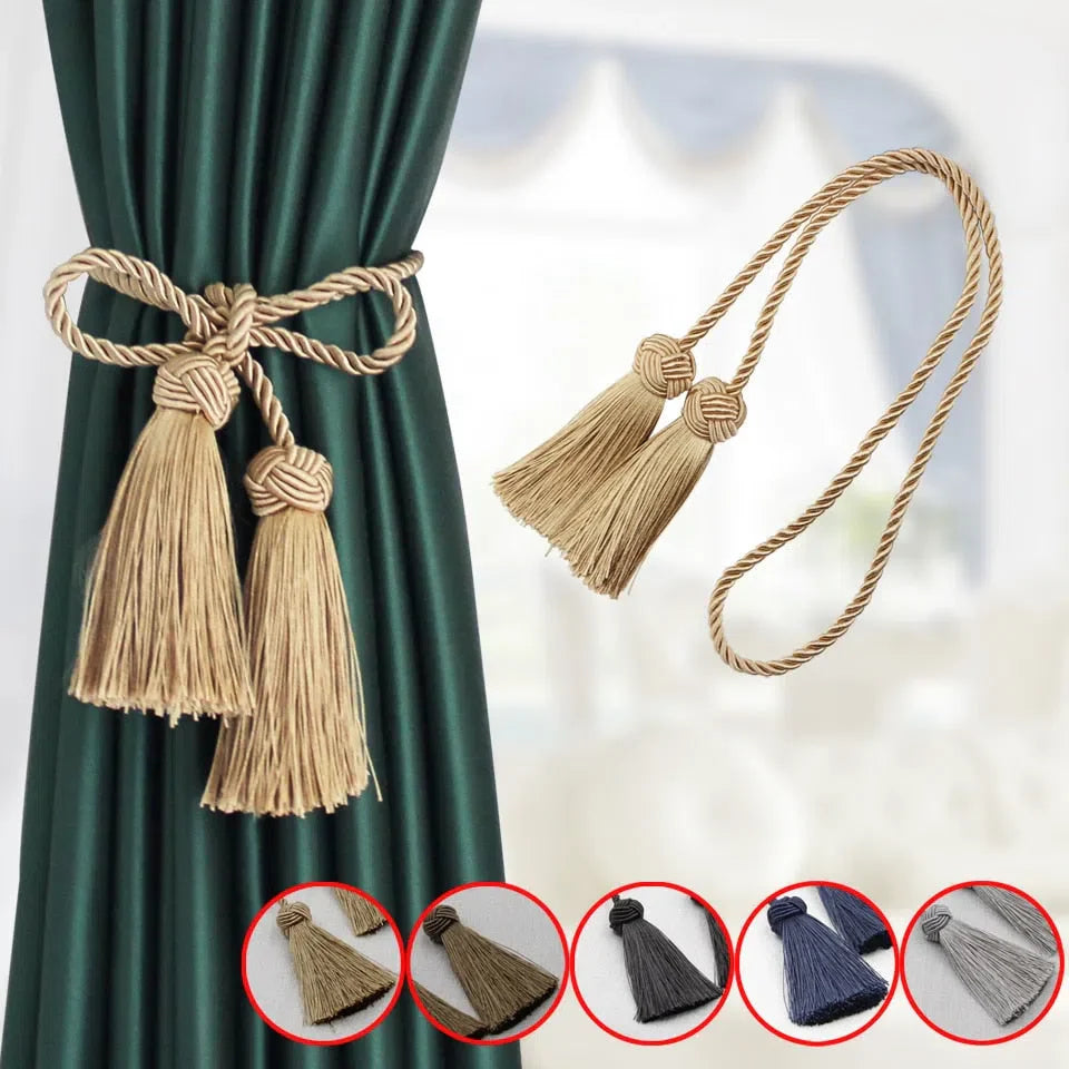 Prendedor de Cortina Decorativo para Cortinas e Persianas - Acessório Prático e Elegante