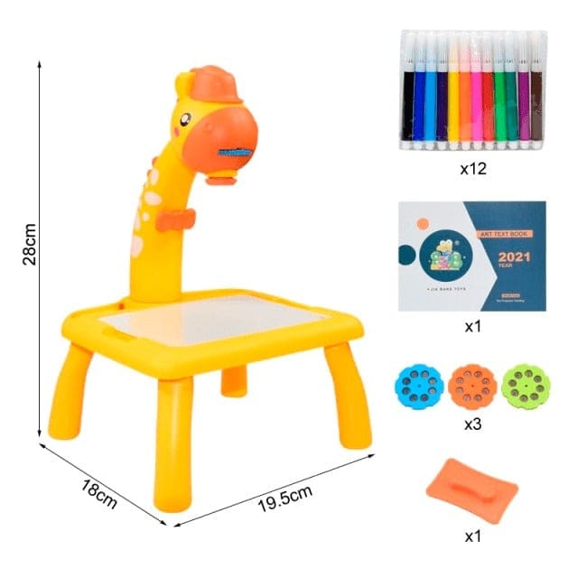 Projetor LED para Desenho - Mesa Mágica para Criatividade Infantil