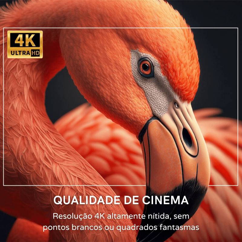 Projetor Portátil 4K Ultra HD 1080p para Cinema em Casa