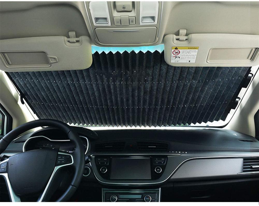 Protetor Automotivo Retrátil com Proteção UV - Tela de Sombra para Carros