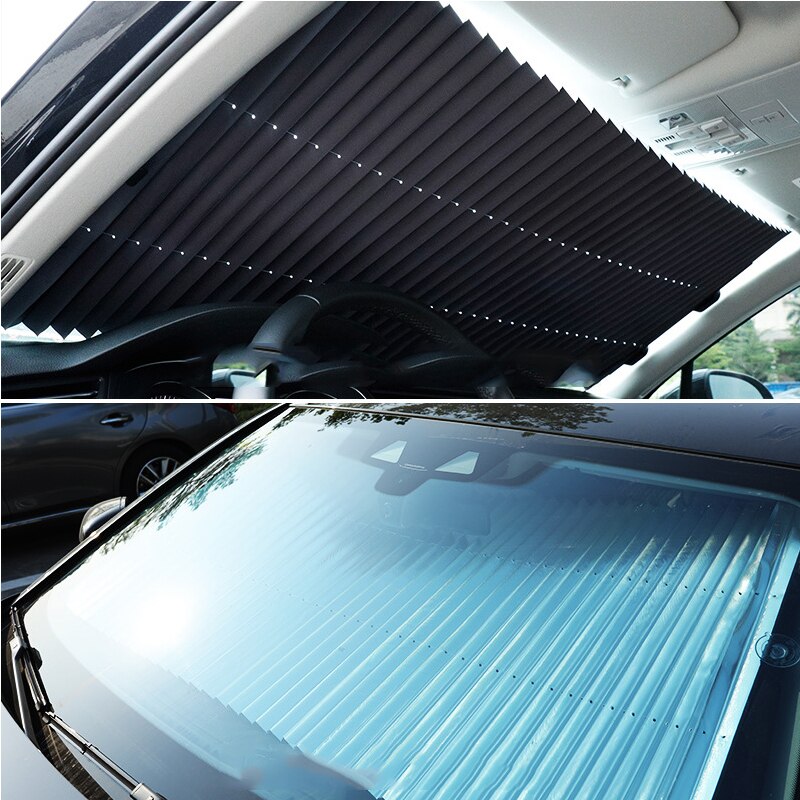 Protetor Automotivo Retrátil com Proteção UV - Tela de Sombra para Carros