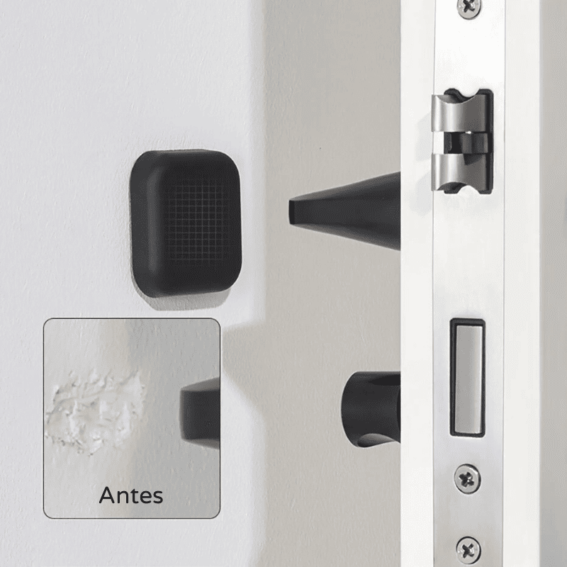 Protetor de Porta de Silicone 3M Adesivo Anti-Impacto para Proteção de Superfícies