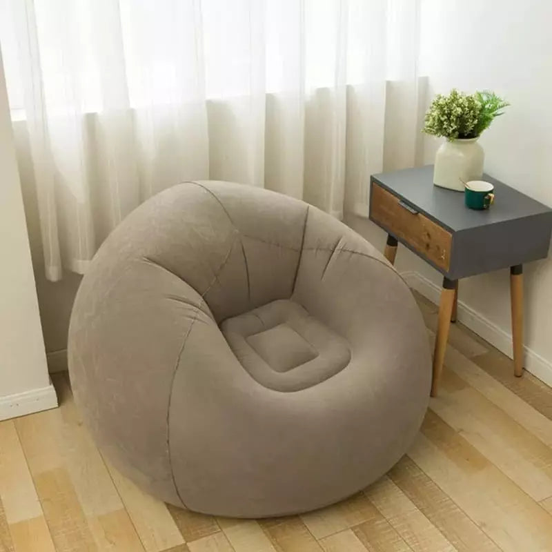 Puff Inflável Redondo para Sala - Conforto e Estilo