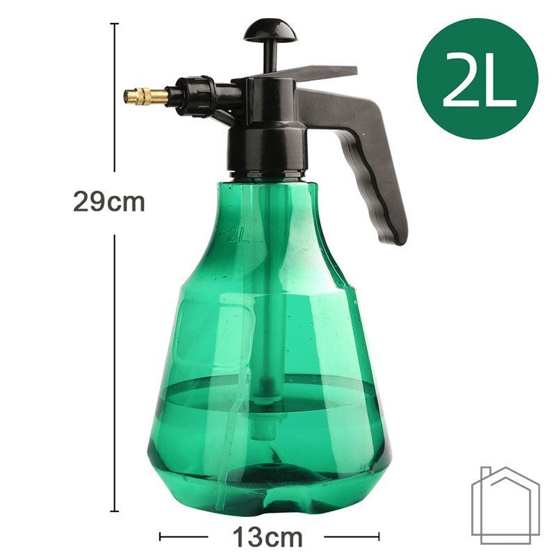 Pulverizador de Água de Pressão com Bico Spray e Jato - Capacidade de 2 Litros