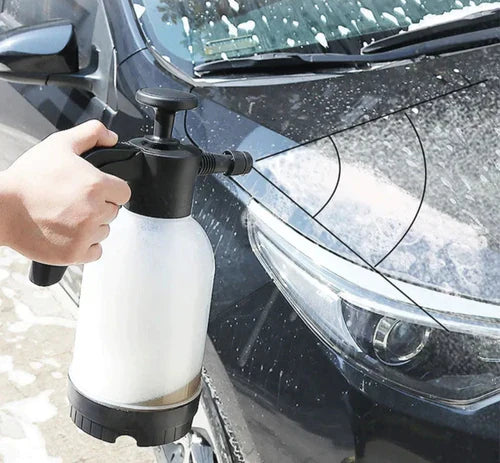 Pulverizador de Espuma Manual para Carros - Kit AutoClean com Acessórios Inclusos