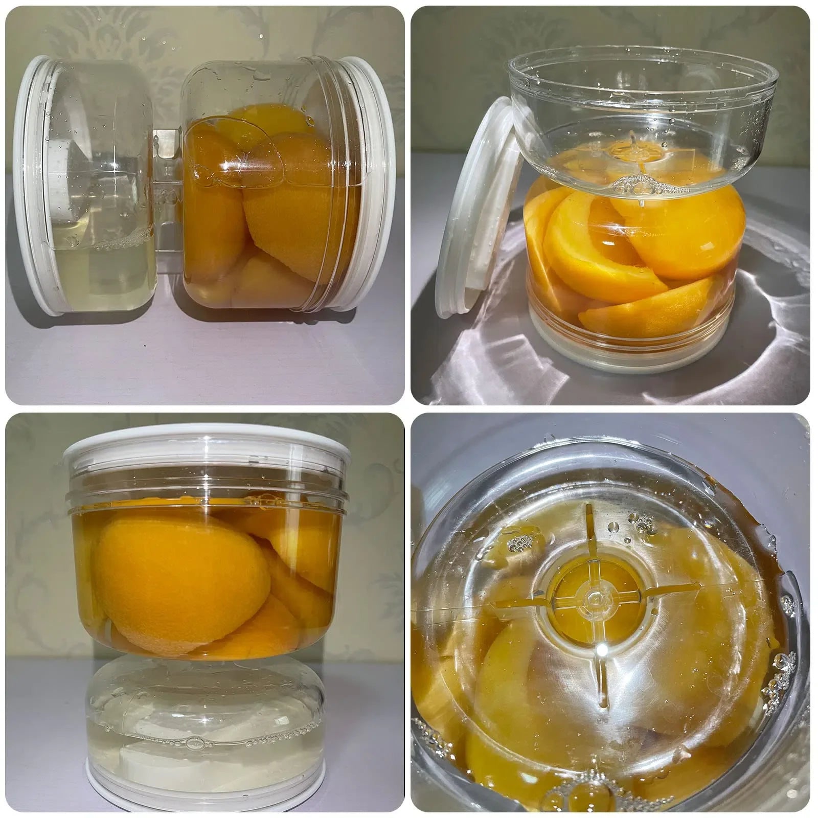 Recipiente de Armazenamento para Alimentos - Pote Hermético para Conservação