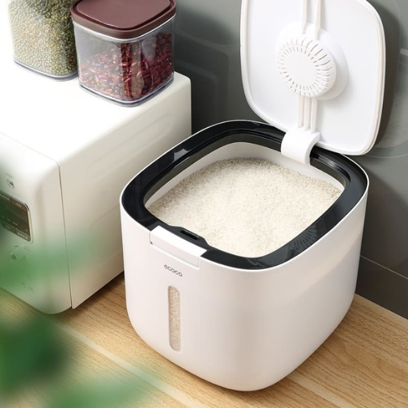 Recipiente para Armazenamento de Alimentos com Tampa Automática