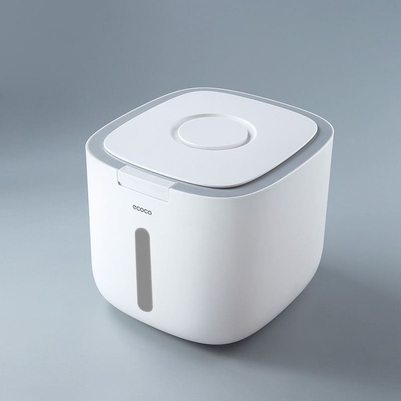 Recipiente para Armazenamento de Alimentos com Tampa Automática