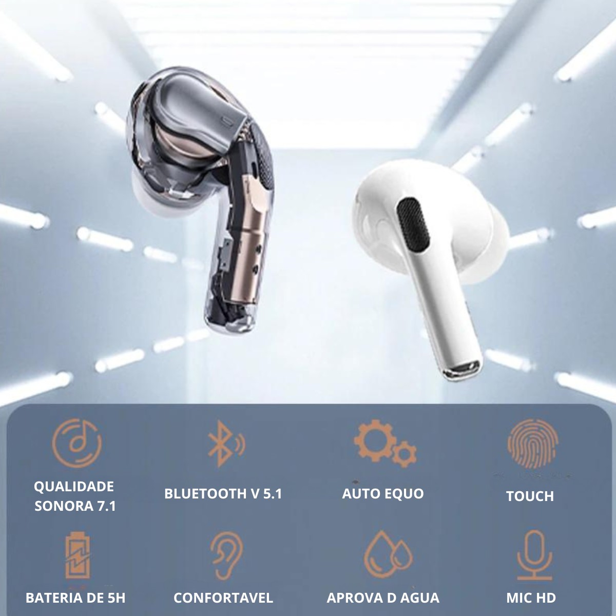 Redmi Xiaomi Bluetooth Headphones - Wireless Earbuds with Deep Bass and Long Battery Life