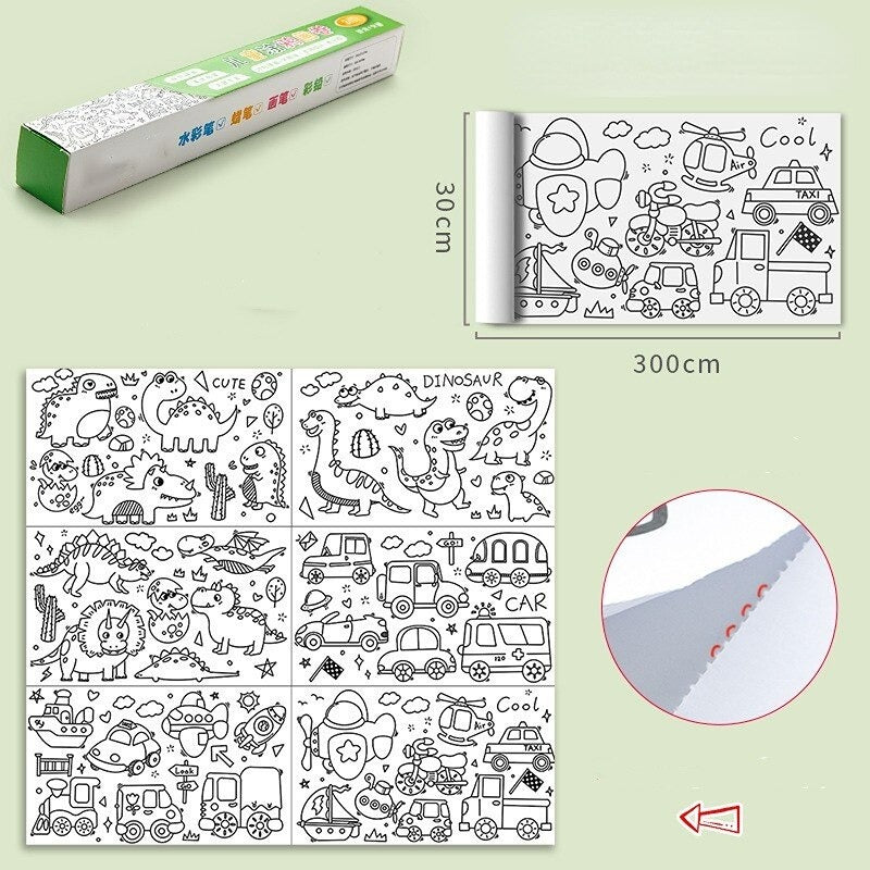 Rolo Gigante Criativo para Desenhos – Mais de 5000 Modelos Diversos