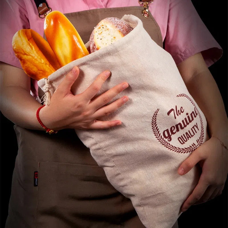 Saco Reutilizável para Armazenamento de Pães e Alimentos - Ideal para Manter a Frescura