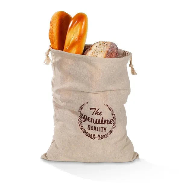 Saco Reutilizável para Armazenamento de Pães e Alimentos - Ideal para Manter a Frescura