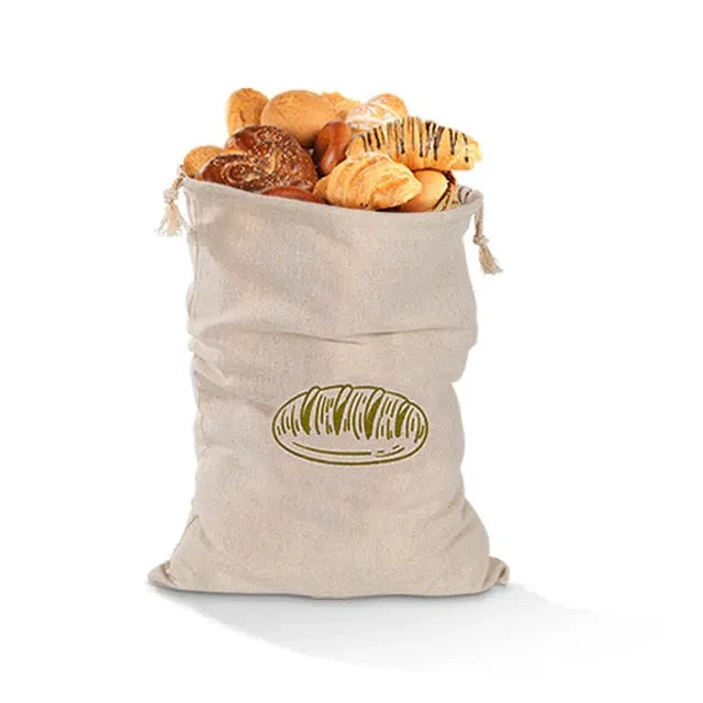 Saco Reutilizável para Armazenamento de Pães e Alimentos - Ideal para Manter a Frescura