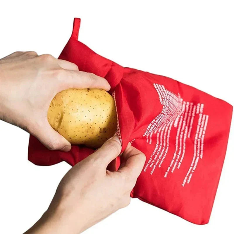Saco para Cozinhar Batatas no Micro-ondas - Prático e Reutilizável