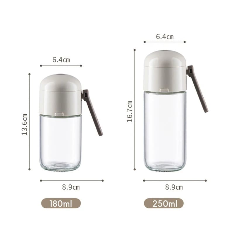 Saleiro Porta Sal e Temperos com Medidor - Utensílio de Cozinha Prático