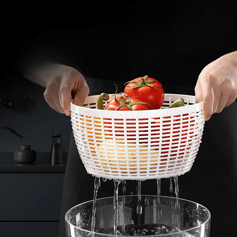 Secador de Salada Elétrico Centrífugo para Folhas - Eficiente e Prático