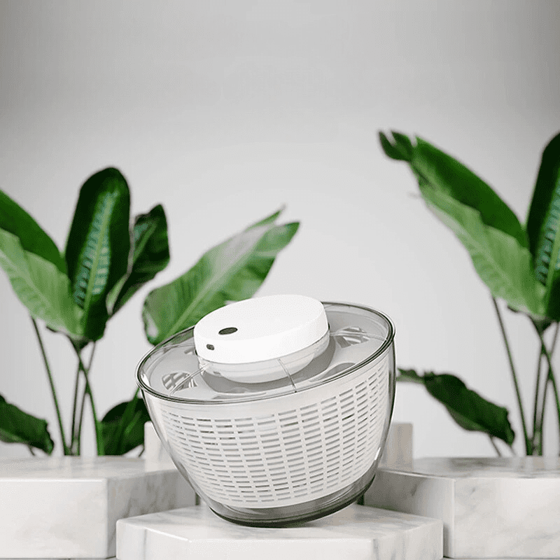 Secador de Salada Elétrico Centrífugo para Folhas - Eficiente e Prático