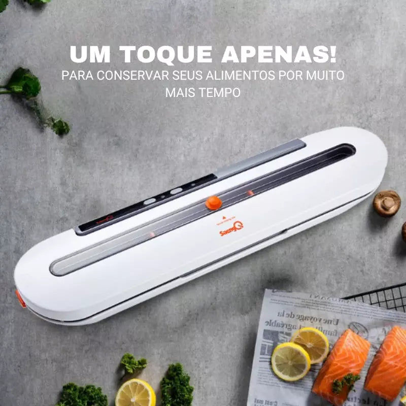 Seladora a Vácuo Doméstica Portátil - Ideal para Conservação de Alimentos
