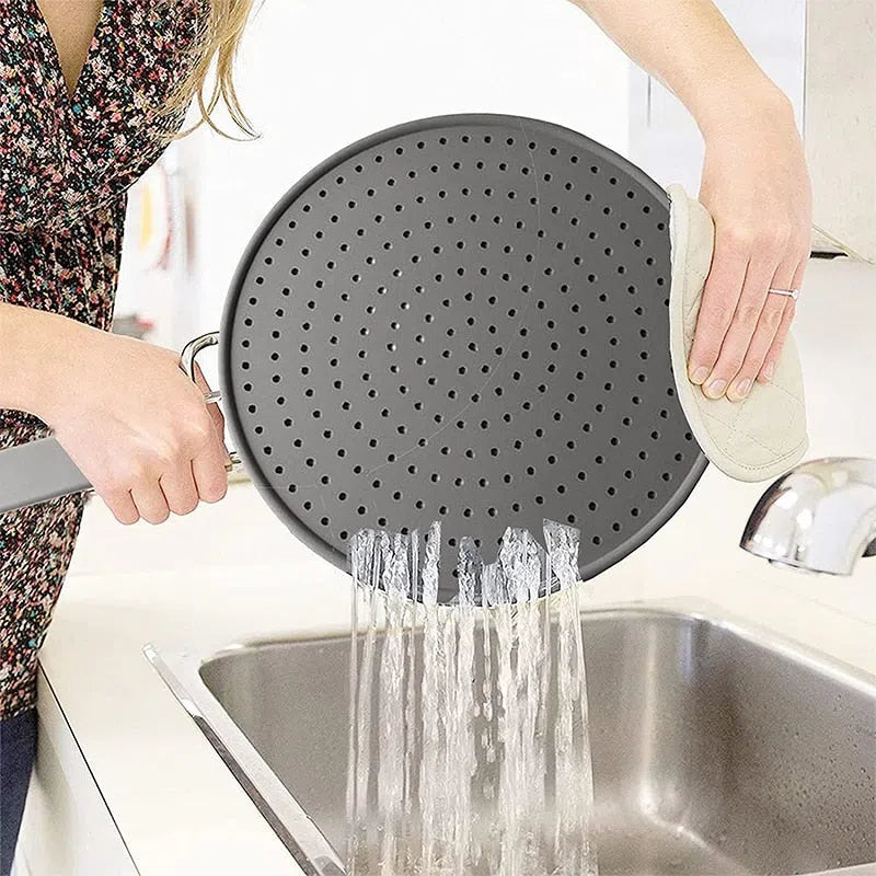 Tela de Silicone Antiaderrapante para Frigideiras