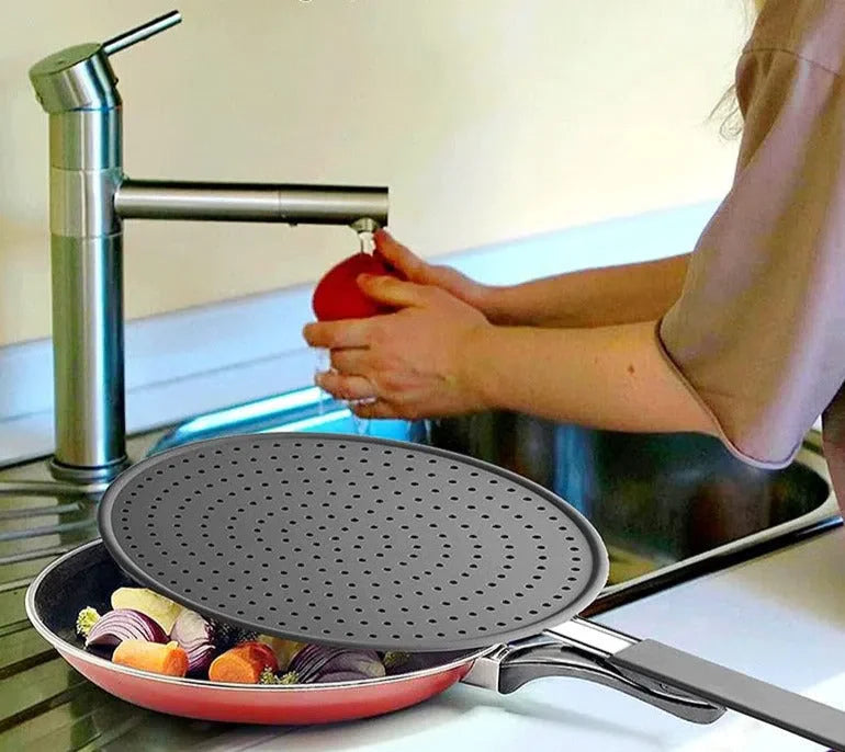 Tela de Silicone Antiaderrapante para Frigideiras