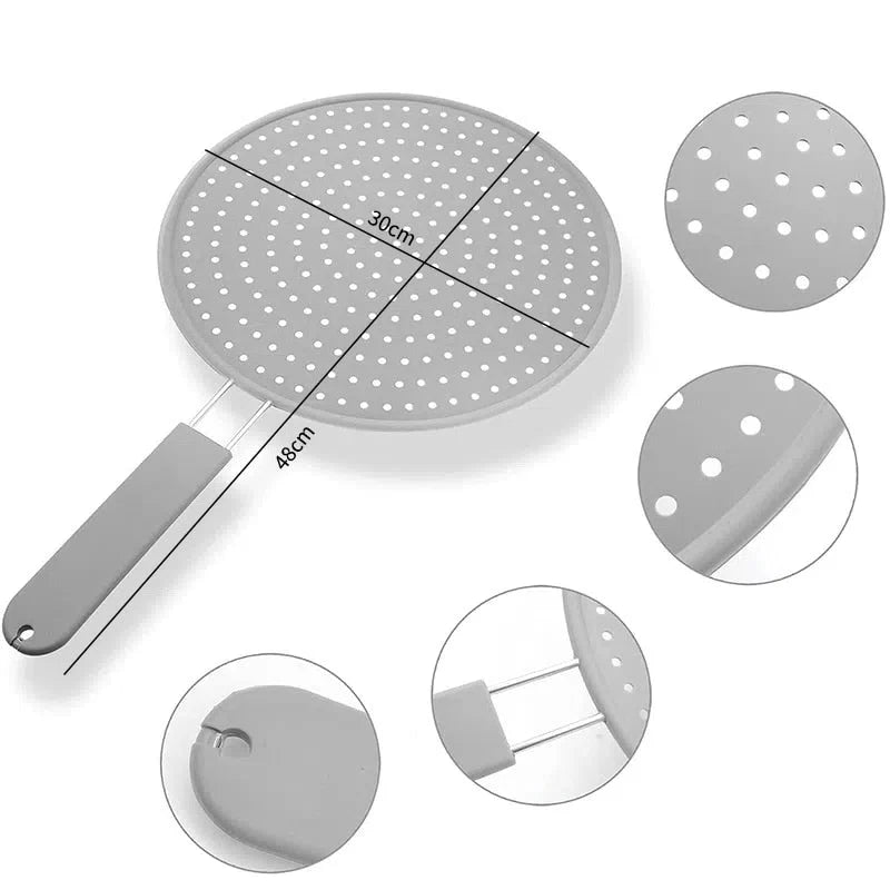 Tela de Silicone Antiaderrapante para Frigideiras