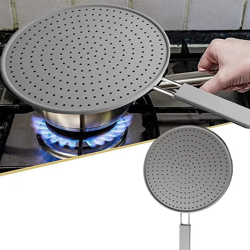 Tela de Silicone Antiaderrapante para Frigideiras