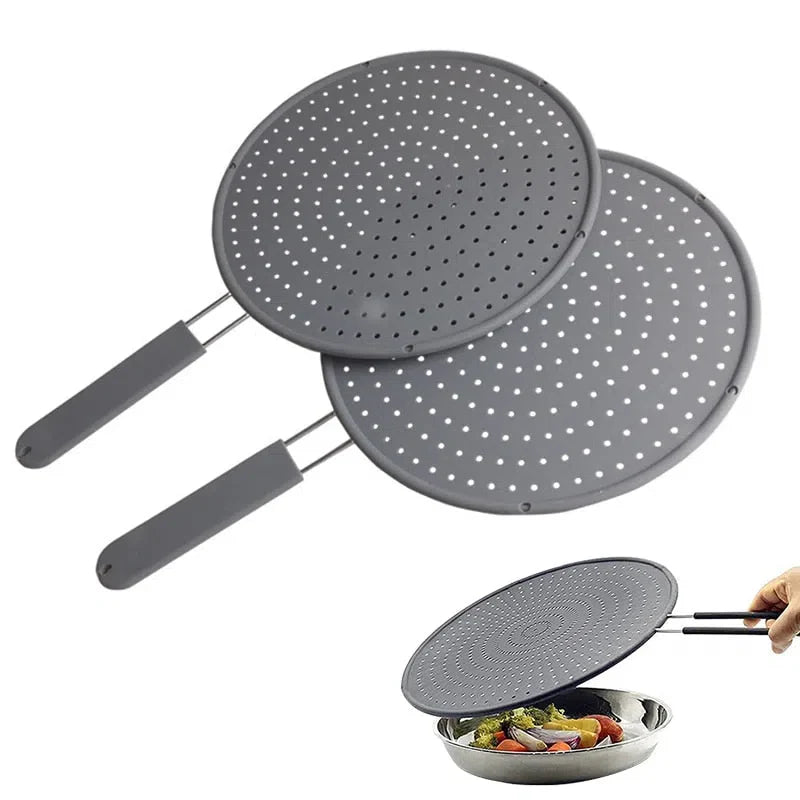 Tela de Silicone Antiaderrapante para Frigideiras