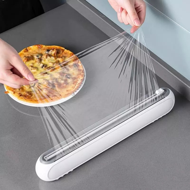 Suporte Cortador para Papel Filme, Papel Plástico e Papel Alumínio - Acessório Prático para Cozinha