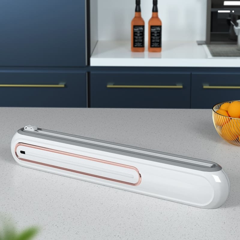 Suporte Cortador para Papel Filme, Papel Plástico e Papel Alumínio - Acessório Prático para Cozinha