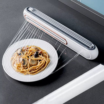 Suporte Cortador para Papel Filme, Papel Plástico e Papel Alumínio - Acessório Prático para Cozinha