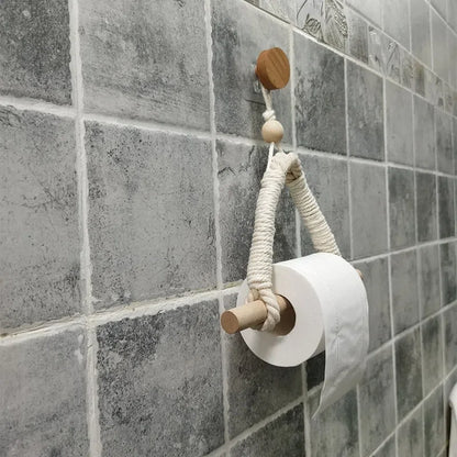 Suporte Decorativo de Bambu com Corda Natural - Ideal para Plantas e Decoração