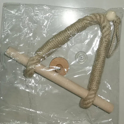 Suporte Decorativo de Bambu com Corda Natural - Ideal para Plantas e Decoração