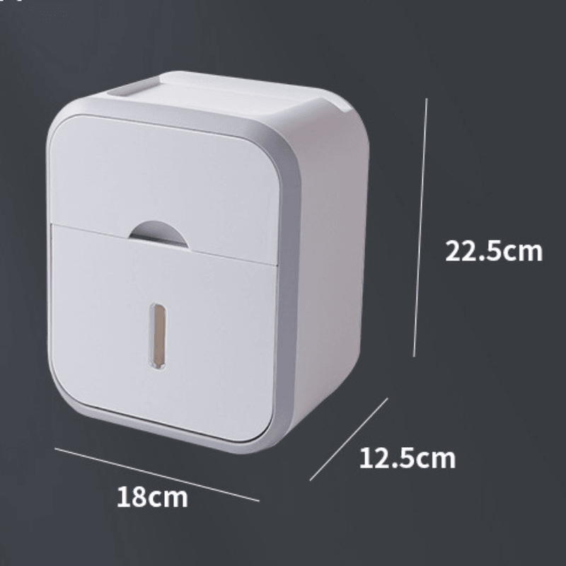Suporte Multifuncional para Papel Higiênico - Organizador de Banheiro