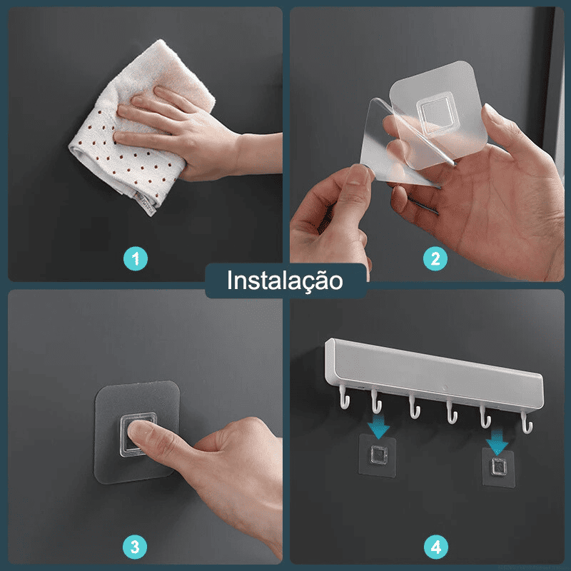 Suporte Organizador de Parede para Chaves Moderno - Porta-Chaves Estiloso