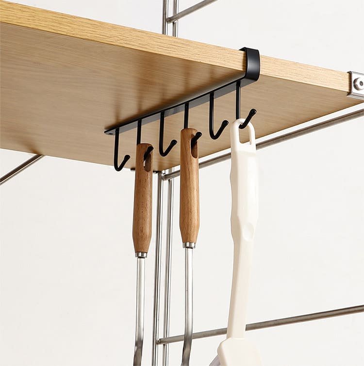 Suporte Suspenso para Utensílios de Cozinha - Organizador Prático para Casa