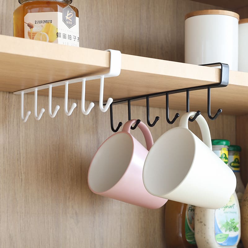 Suporte Suspenso para Utensílios de Cozinha - Organizador Prático para Casa