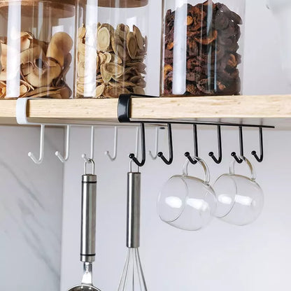 Suporte Suspenso para Utensílios de Cozinha - Organizador Prático para Casa