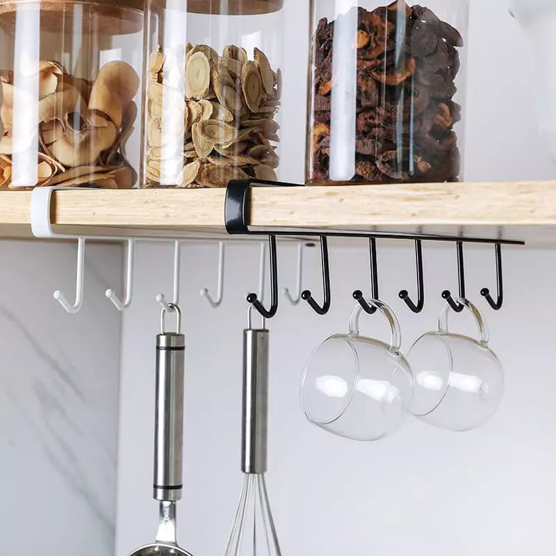 Suporte Suspenso para Utensílios de Cozinha - Organizador Prático para Casa