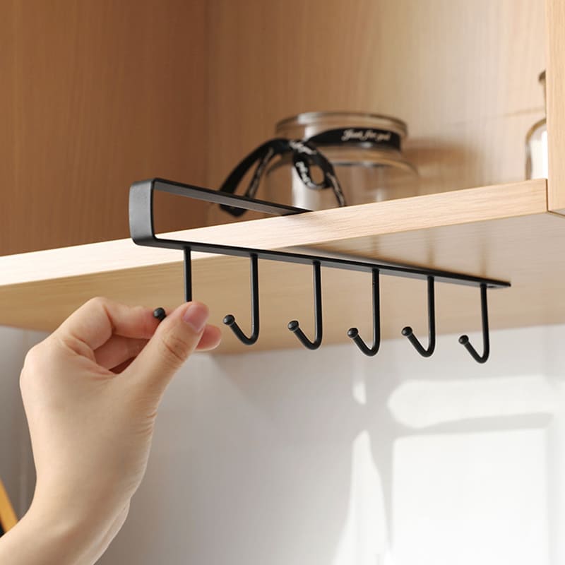 Suporte Suspenso para Utensílios de Cozinha - Organizador Prático para Casa