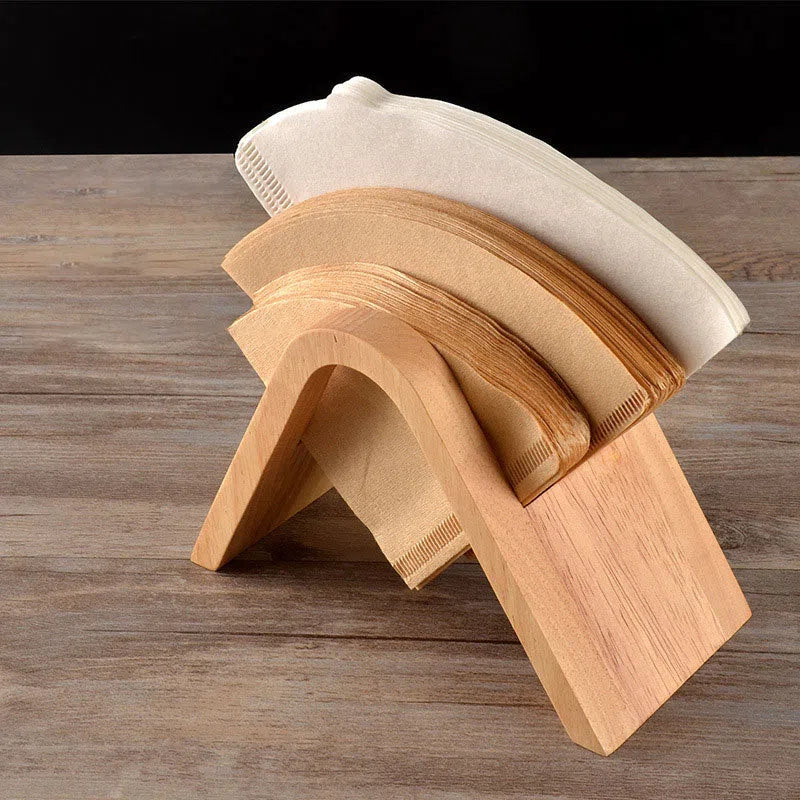 Suporte de Bambu para Filtro de Papel V60 - Acessório para Café