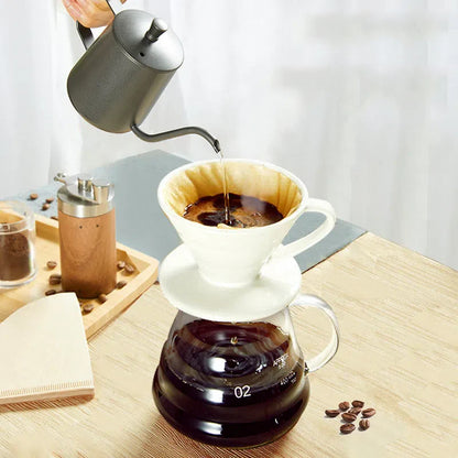 Suporte de Cerâmica para Filtro de Café V60 - Acessório de Café Estiloso e Funcional