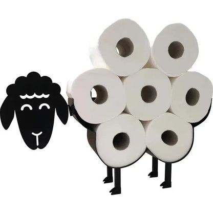 Suporte de Ferro para Papel Higiênico em Formato de Animais