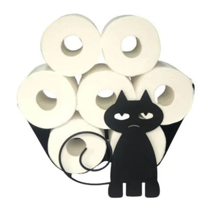 Suporte de Ferro para Papel Higiênico em Formato de Animais