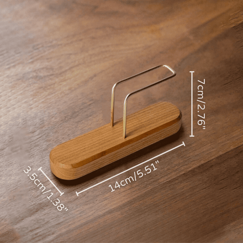 Suporte de Madeira para Filtro de Café com Porta-Filtro de Papel