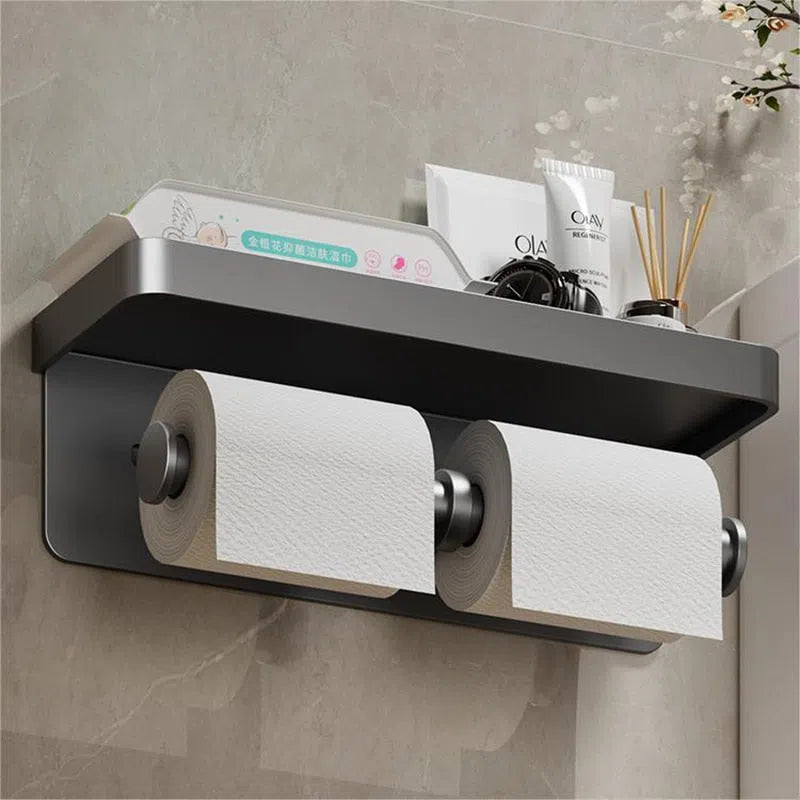 Suporte de Papel Higiênico Inox - Acessório de Banheiro Durável e Elegante